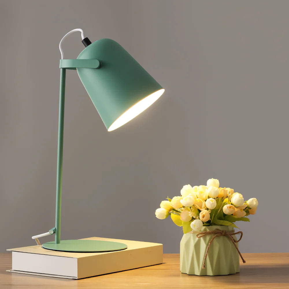 Sleek Adjustable Desk Lamp with Rotating Shade