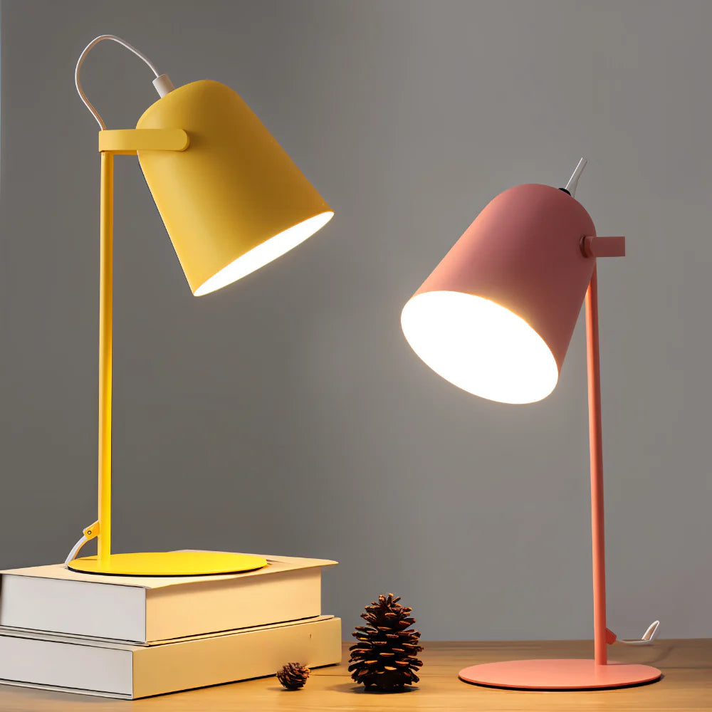 Sleek Adjustable Desk Lamp with Rotating Shade