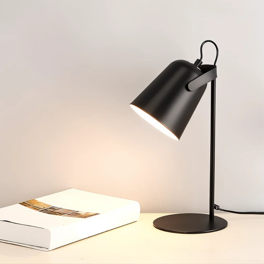 Sleek Adjustable Desk Lamp with Rotating Shade