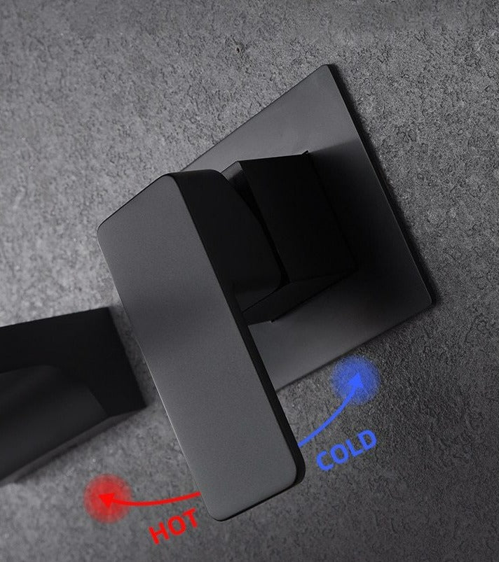 Touchless Wall-Mounted Faucet with Adjustable Features and Sleek Style