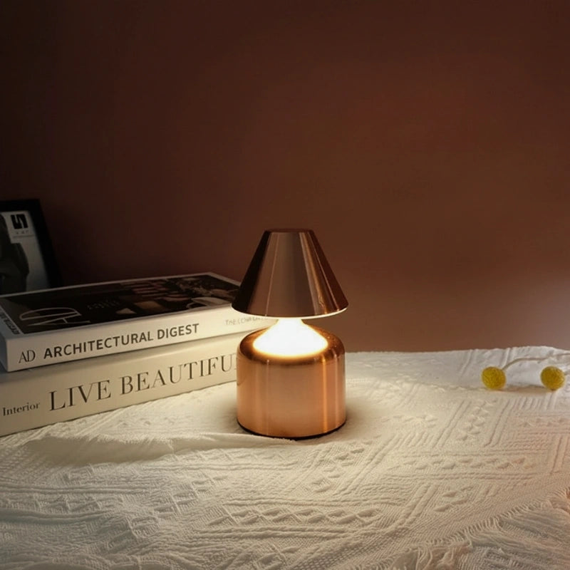 Stylish Rechargeable Table Lamp with Adjustable Brightness