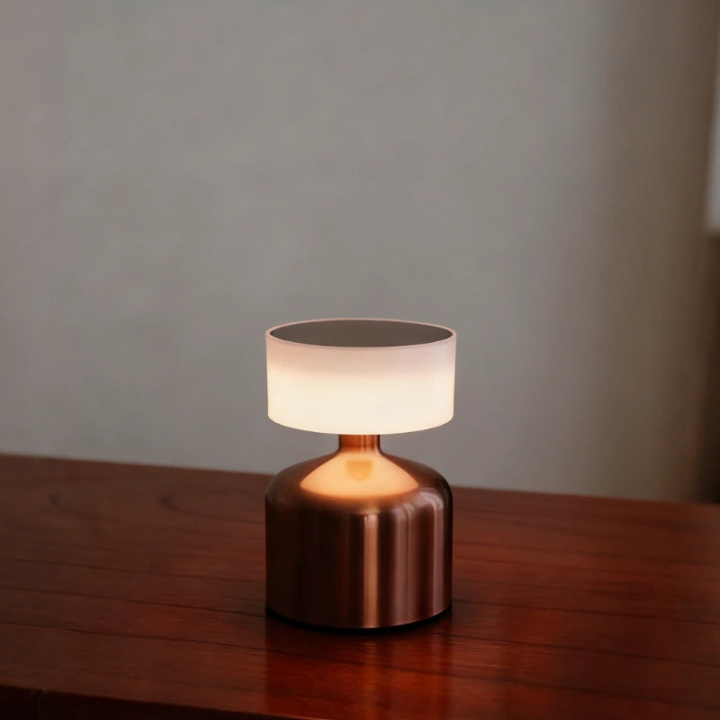 Stylish Rechargeable Table Lamp with Adjustable Brightness