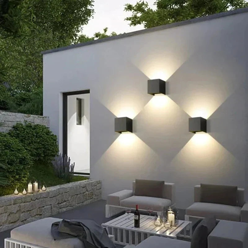 RadiantGlow Modern Outdoor Wall Fixture for Stylish Illumination