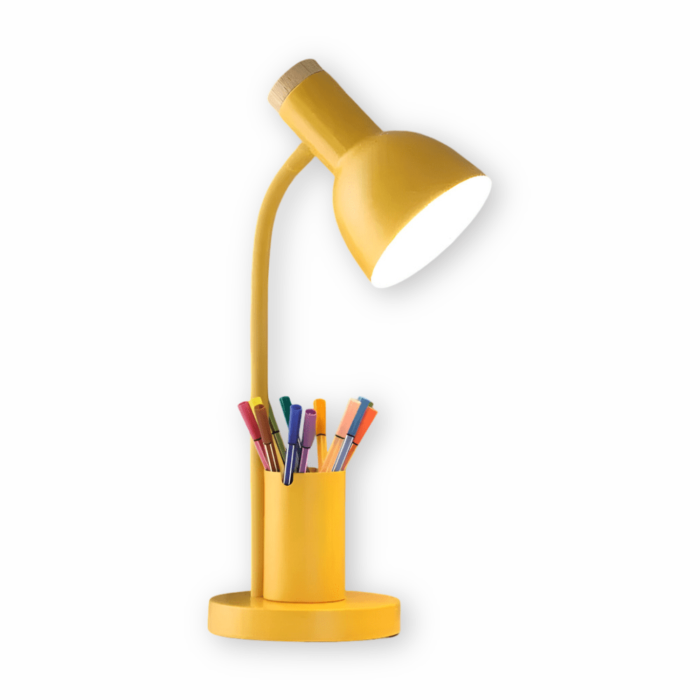 IlluminatePro LED Desk Lamp with Integrated Pen Organizer