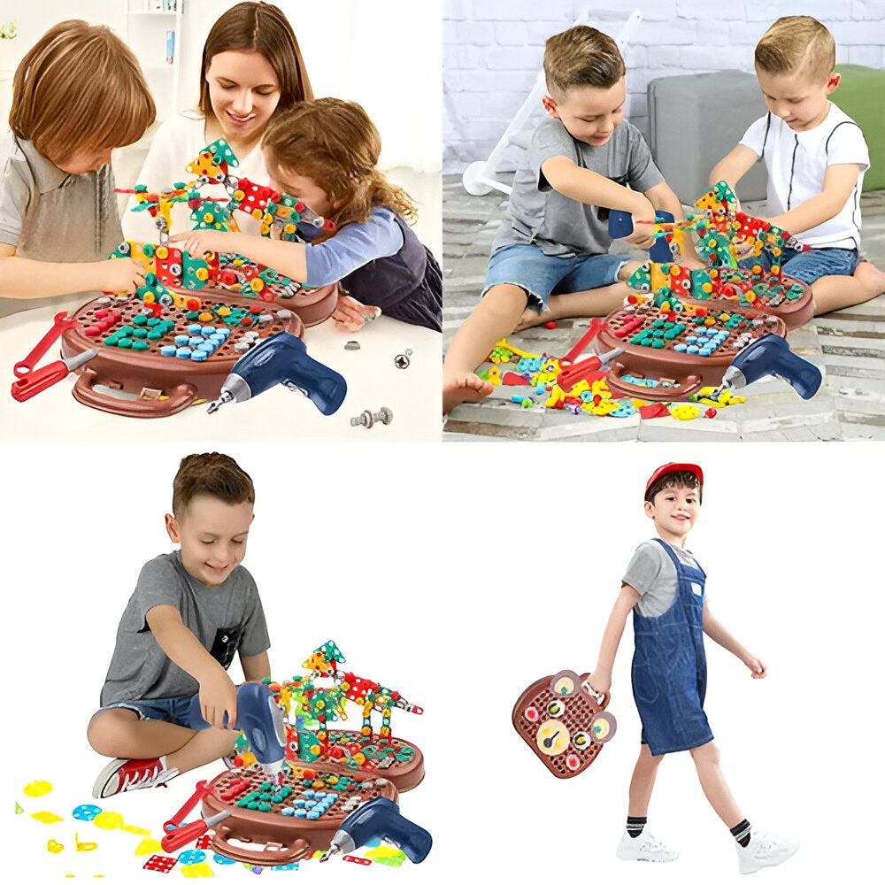 Creative Construction Kit for Kids - STEM Learning Adventure