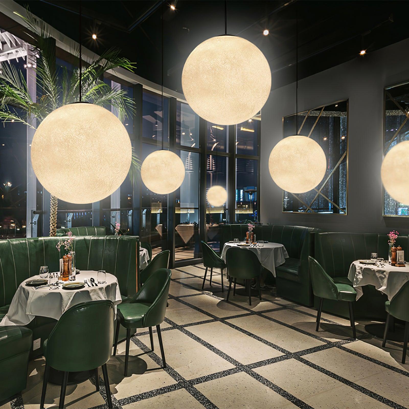 Lunar Essence Pendant Light for Tranquil Home Ambiance