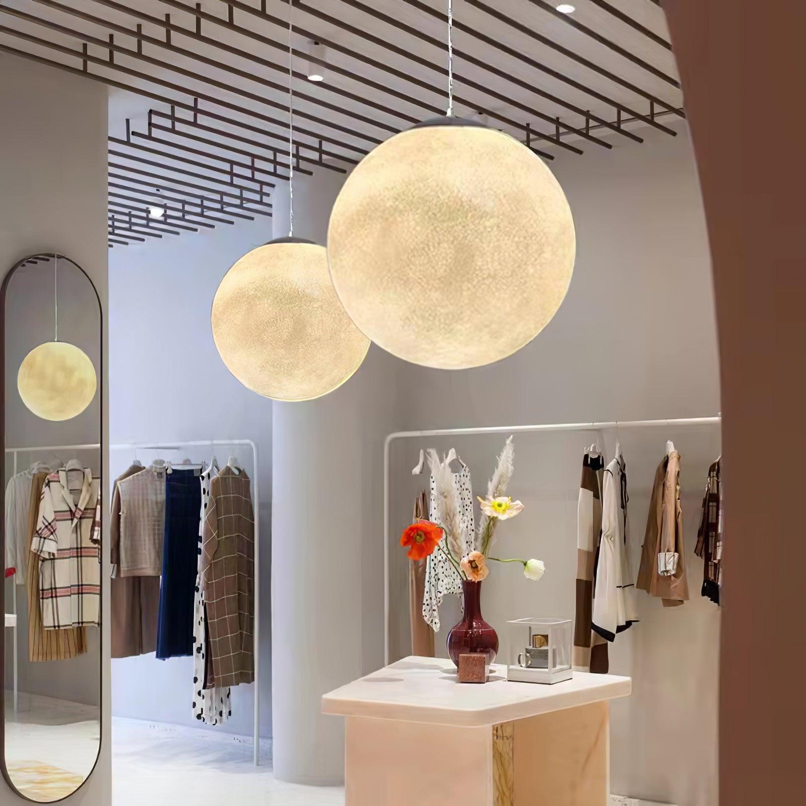Lunar Essence Pendant Light for Tranquil Home Ambiance