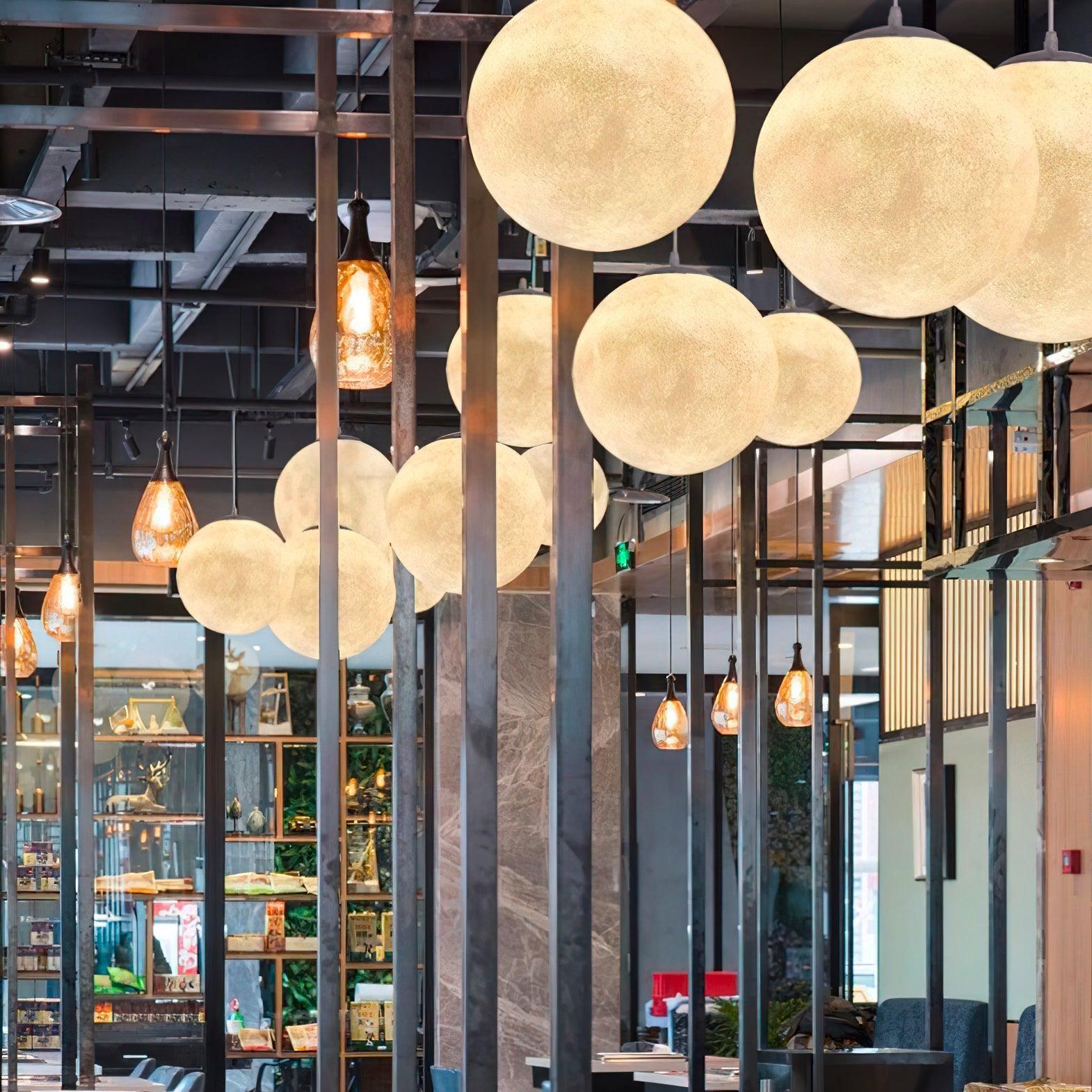 Lunar Essence Pendant Light for Tranquil Home Ambiance