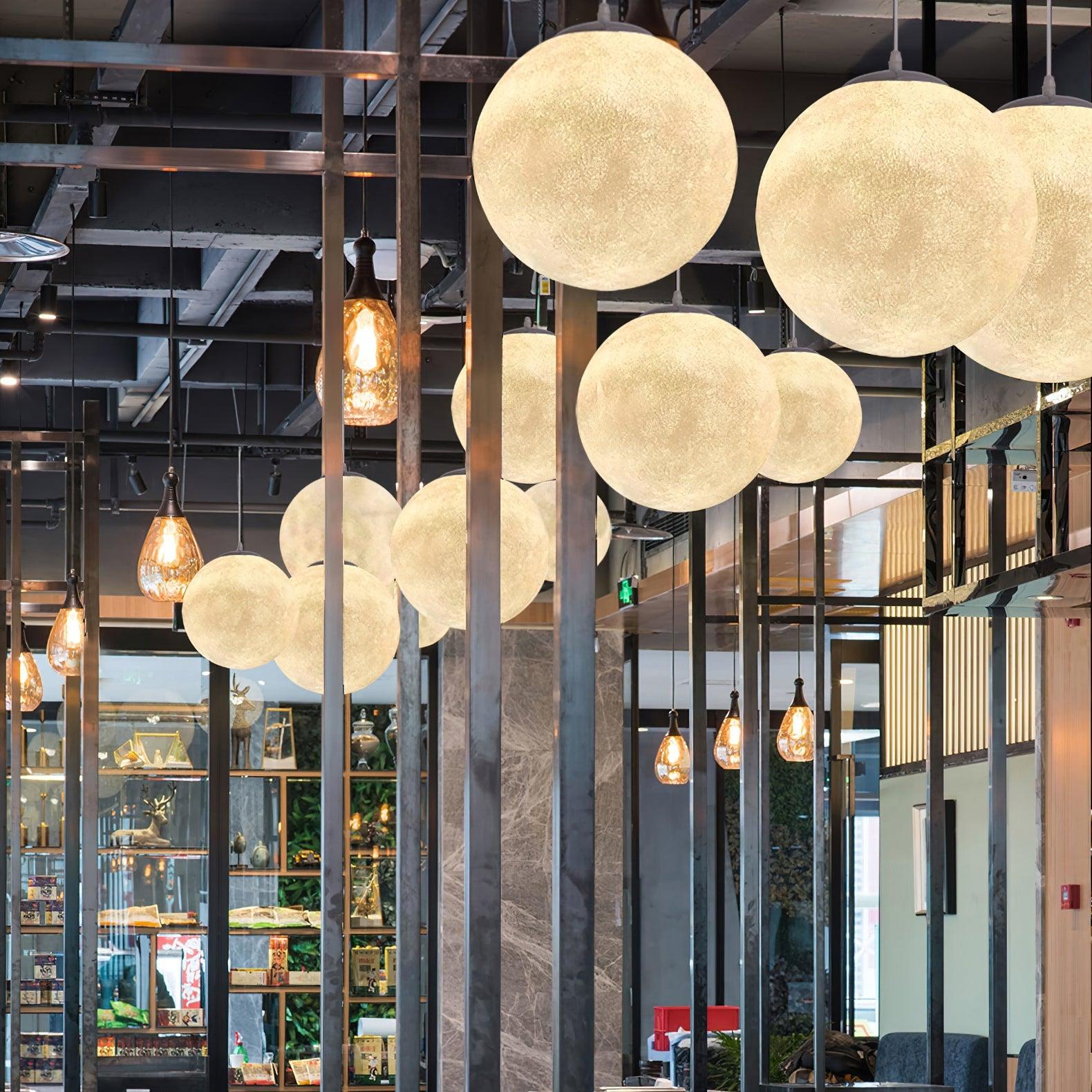 Lunar Essence Pendant Light for Tranquil Home Ambiance