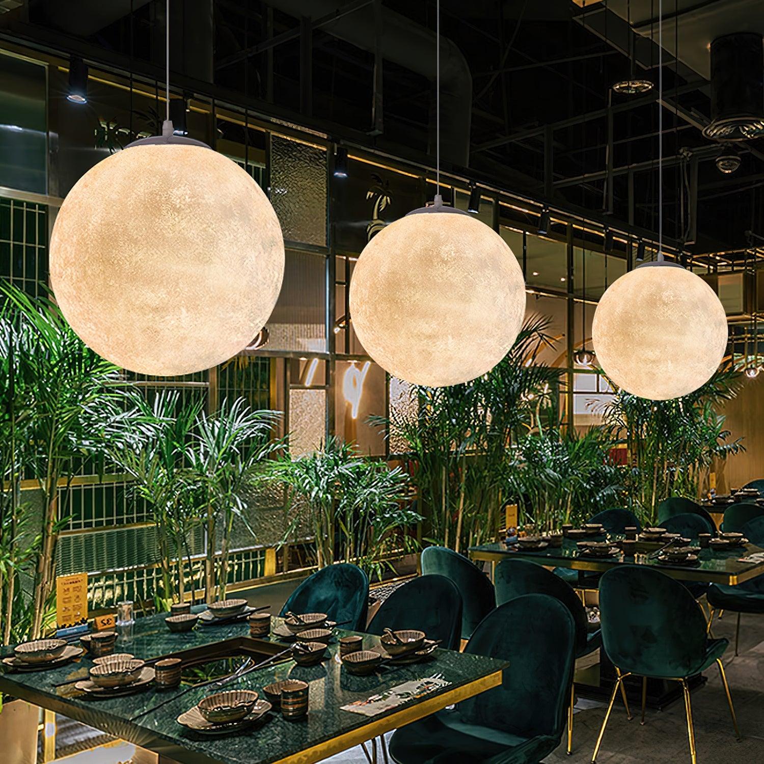 Lunar Essence Pendant Light for Tranquil Home Ambiance