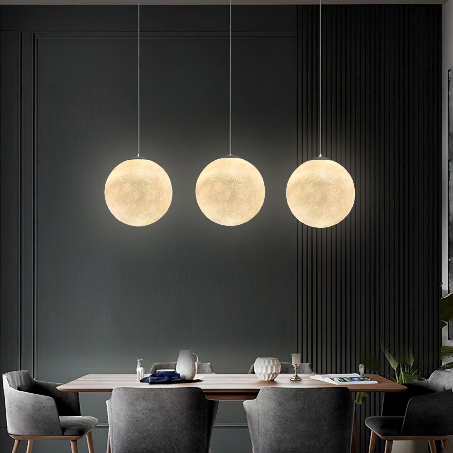 Lunar Essence Pendant Light for Tranquil Home Ambiance