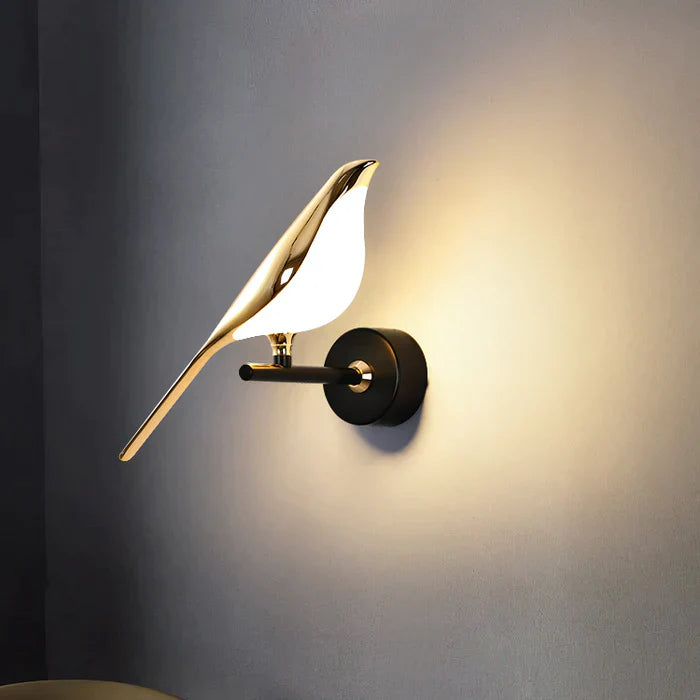 Bird-Shaped Wall Lamp | Magnetic Adjustable Heads | LED Light Source | Energy Efficient Lighting