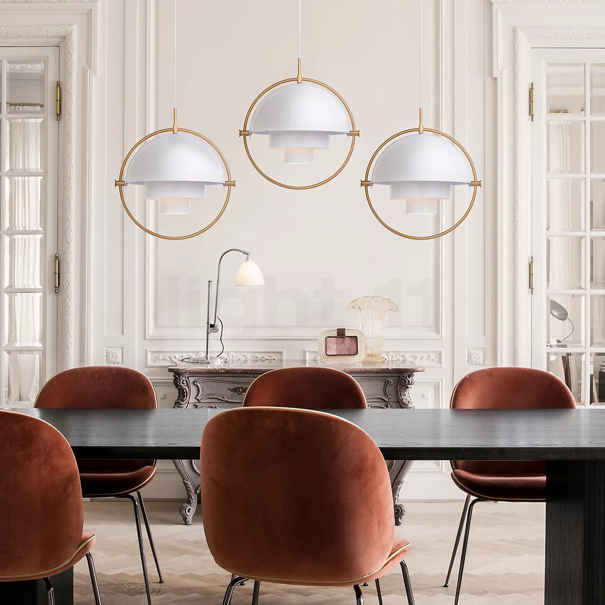 Luna Glow Pendant Light with Elegant Layered Design