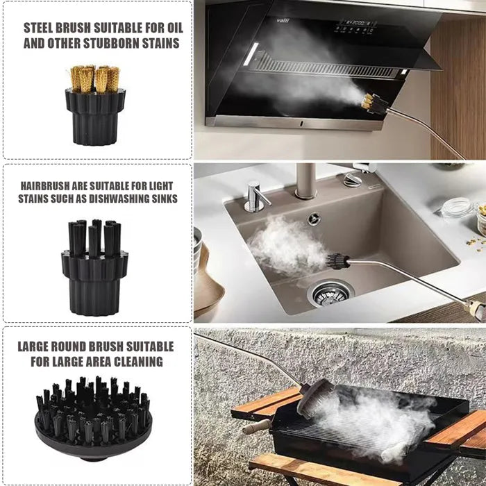 High-Pressure Steam Cleaner for Multi-Surface Cleaning | Quick Heat-Up Tool for Home and Vehicle
