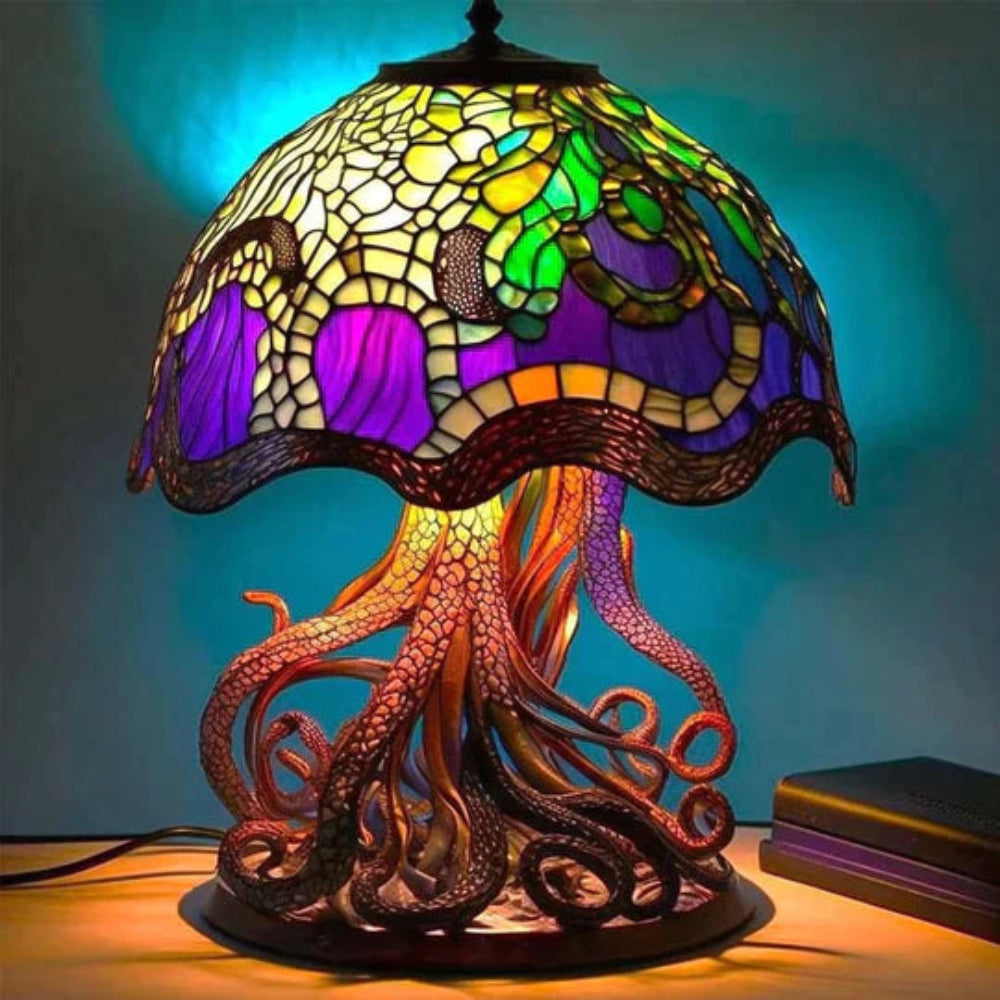 Artisan LED Table Lamp with Glass Design for Cozy Ambiance