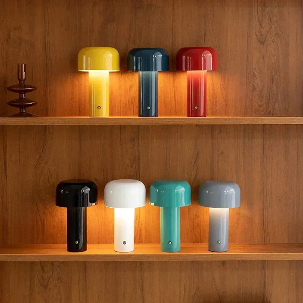 Portable USB Rechargeable LED Mushroom Light – Soft Glow Decorative Lamp
