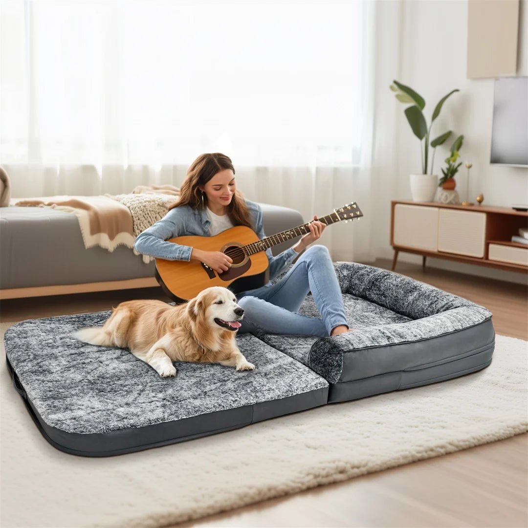 HarmonyNest Extra Large 180 cm Pet Bed for Cozy Moments