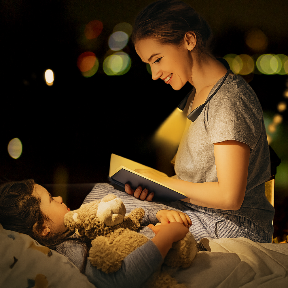 Versatile Neck Light for Reading with Adjustable Brightness