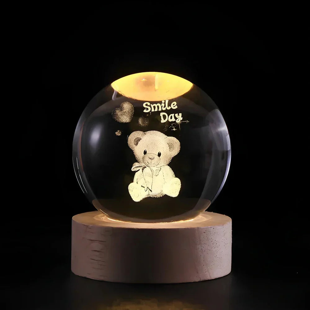 Celestial Glow 3D Planet Engraved Table Lamp