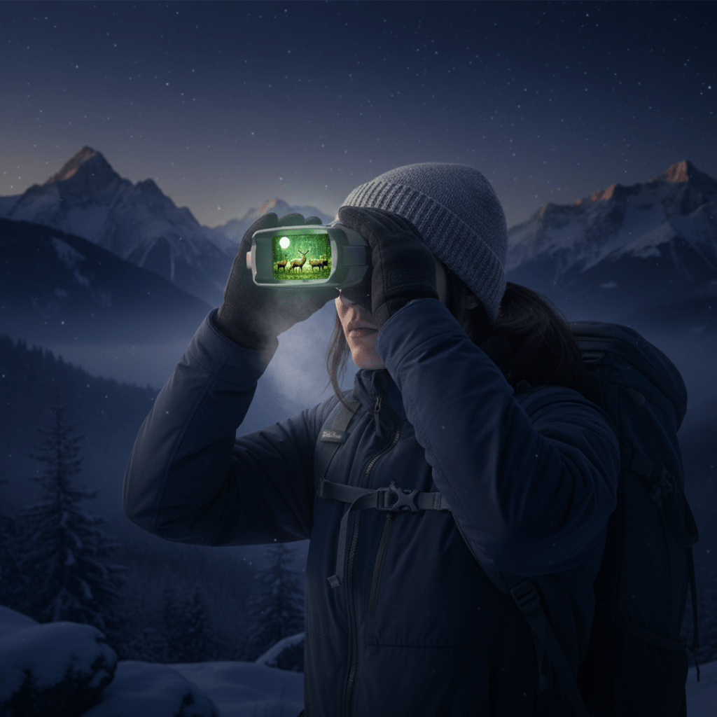 NightSeeker 4K Binoculars with 8X Zoom for Nighttime Adventures