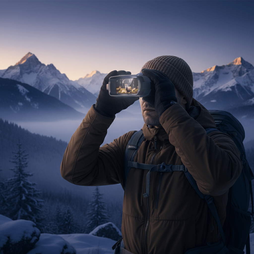 NightSeeker 4K Binoculars with 8X Zoom for Nighttime Adventures