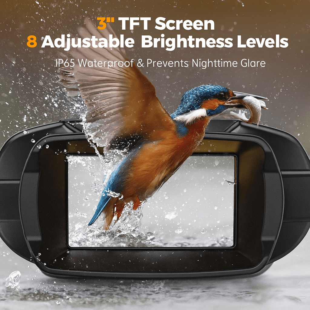 NightSeeker 4K Binoculars with 8X Zoom for Nighttime Adventures