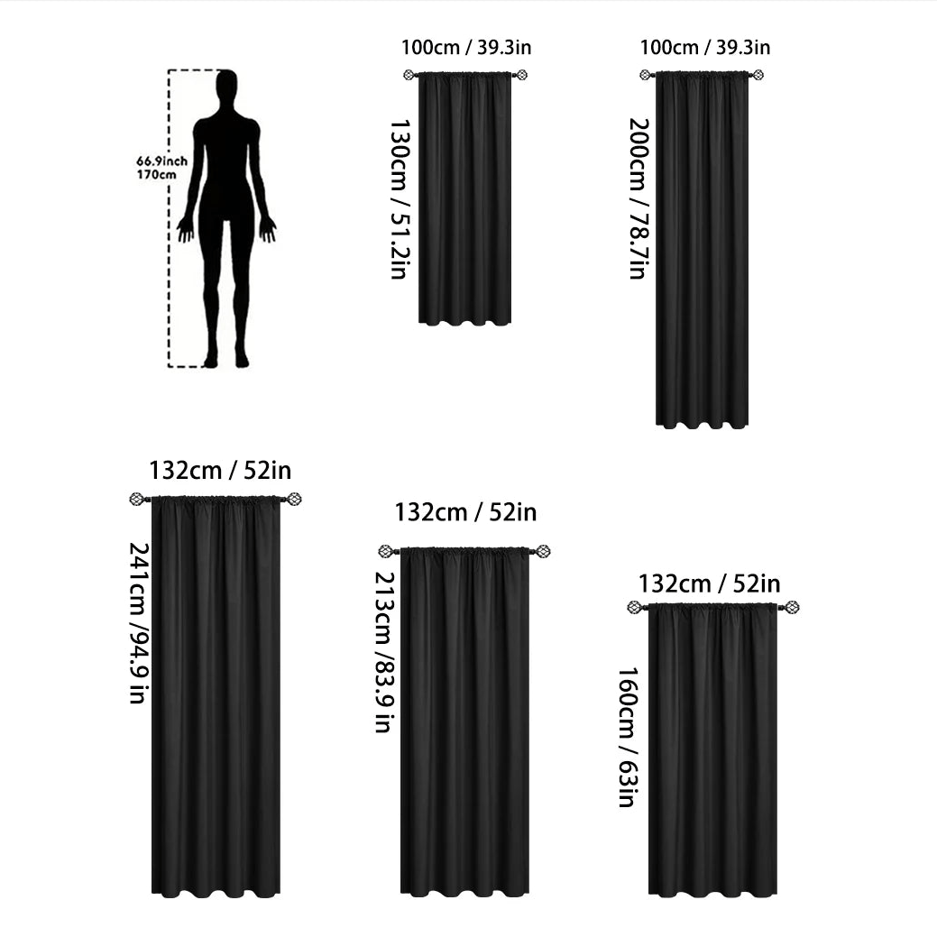 LuxShade Premium Blackout Drapes for Ultimate Privacy
