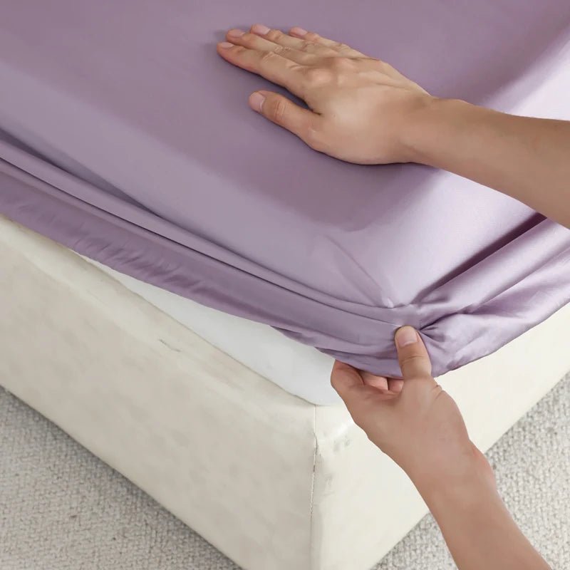 DreamEase Luxurious Mulberry Silk Cooling Fitted Sheet