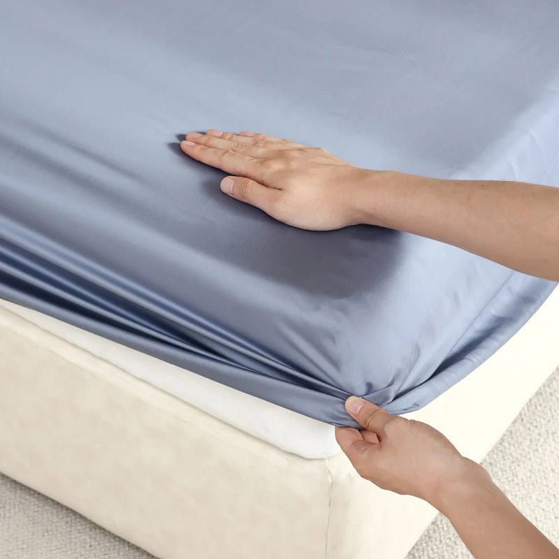 DreamEase Luxurious Mulberry Silk Cooling Fitted Sheet