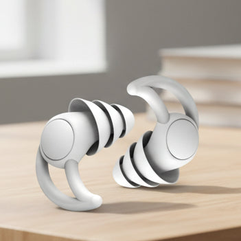 SereneSilence Soft Silicone Earplugs for Peaceful Sleep