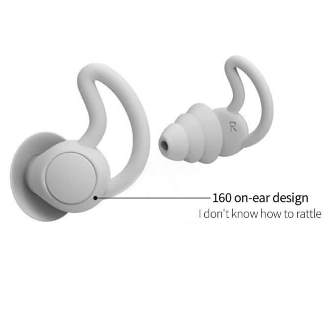 SereneSilence Soft Silicone Earplugs for Peaceful Sleep