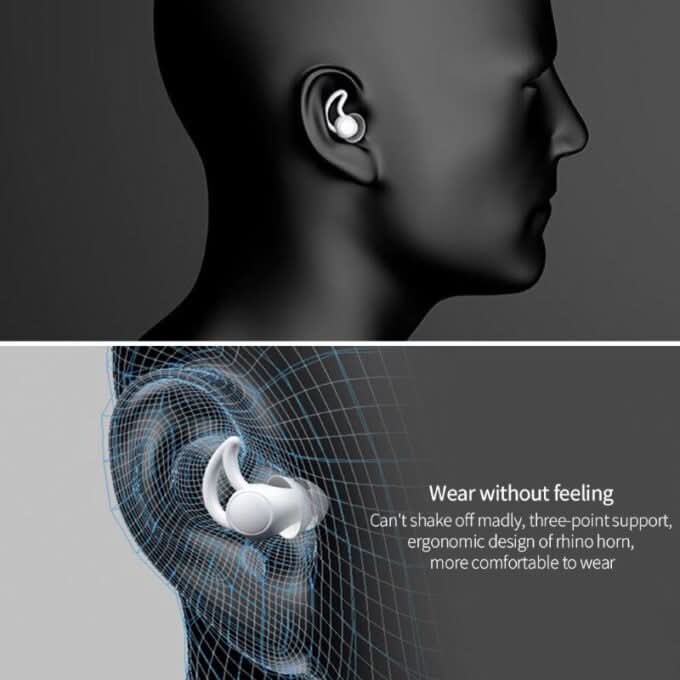 SereneSilence Soft Silicone Earplugs for Peaceful Sleep