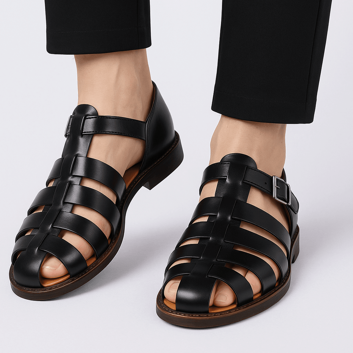 ComfortWeave Men's Summer Sandals with Secure Fit
