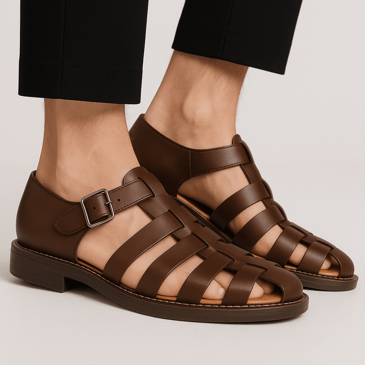 ComfortWeave Men's Summer Sandals with Secure Fit