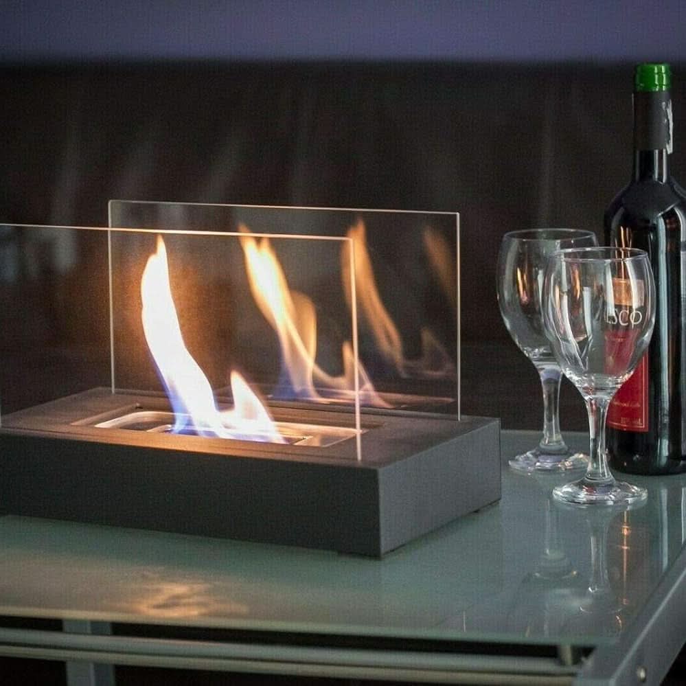 EmberVista Portable Bioethanol Tabletop Fireplace for All Spaces