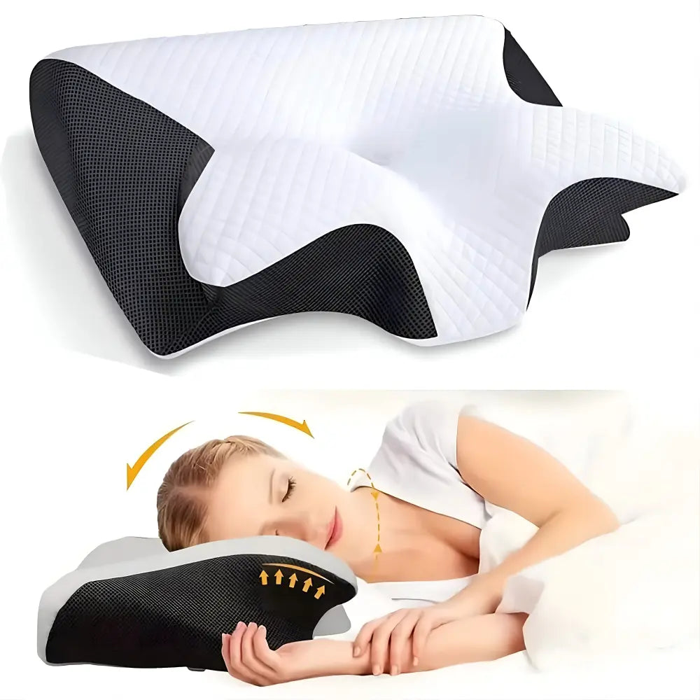 Ergonomic Comfort Pillow – Sleep Soundly, Rise Energized