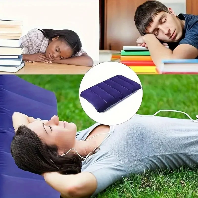 Ergonomic Inflatable Travel Pillow - Compact and Lightweight for Comfort
