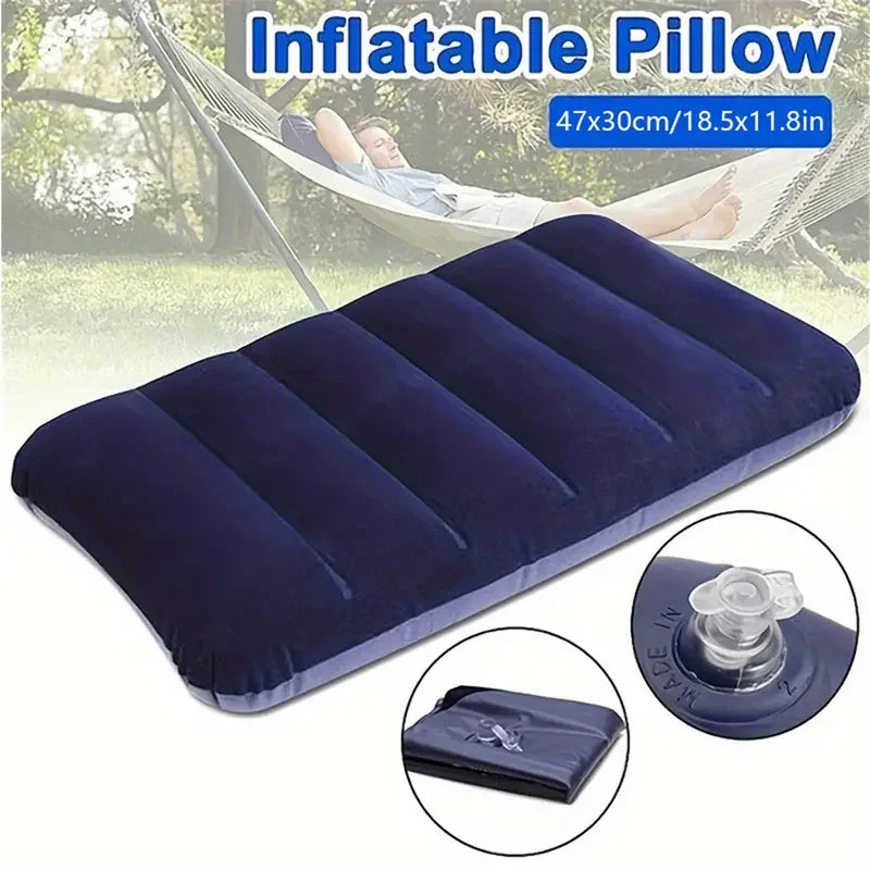 Ergonomic Inflatable Travel Pillow - Compact and Lightweight for Comfort