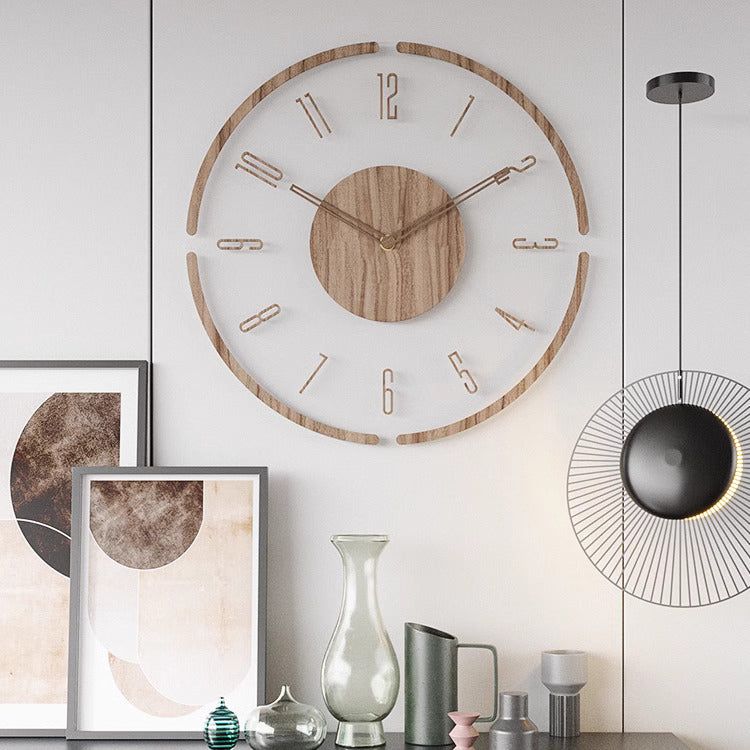 Silent Quartz Movement Wall Clock – Minimalist Design for Serene Spaces