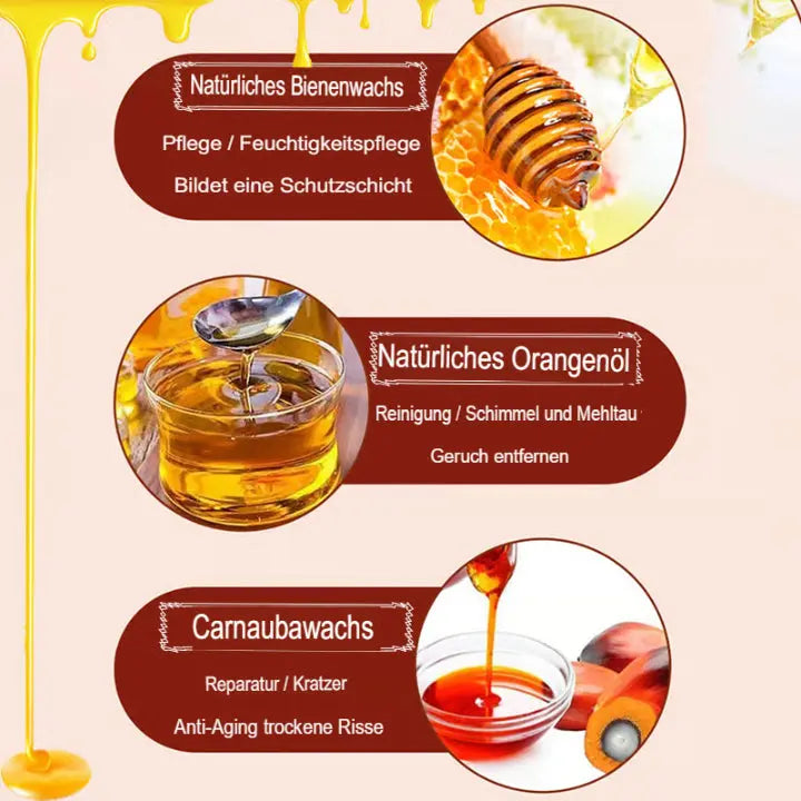 Revitalize Your Wood Surfaces with Natural Beeswax Duo