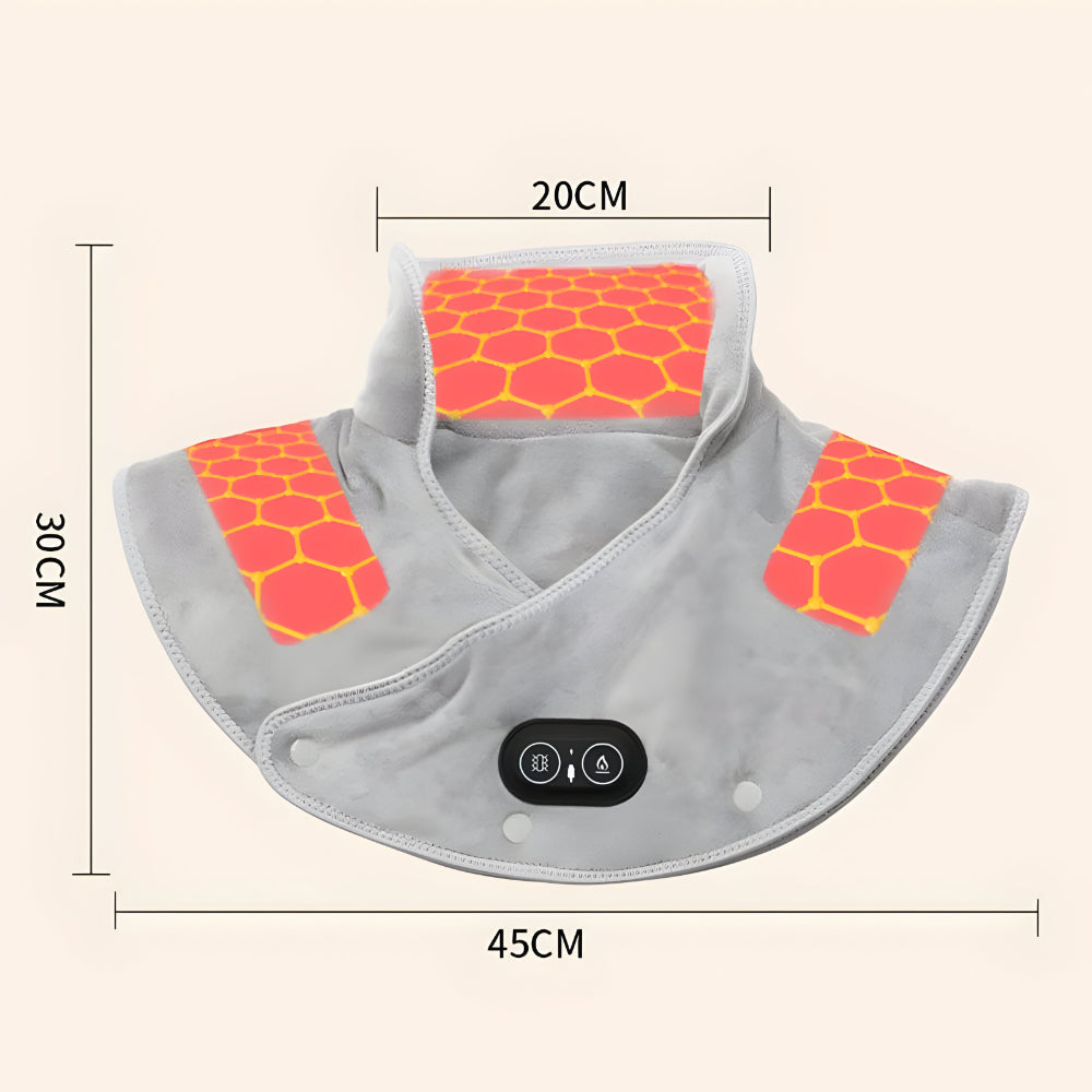 Soothing Neck and Shoulder Heat and Massage Therapy Device