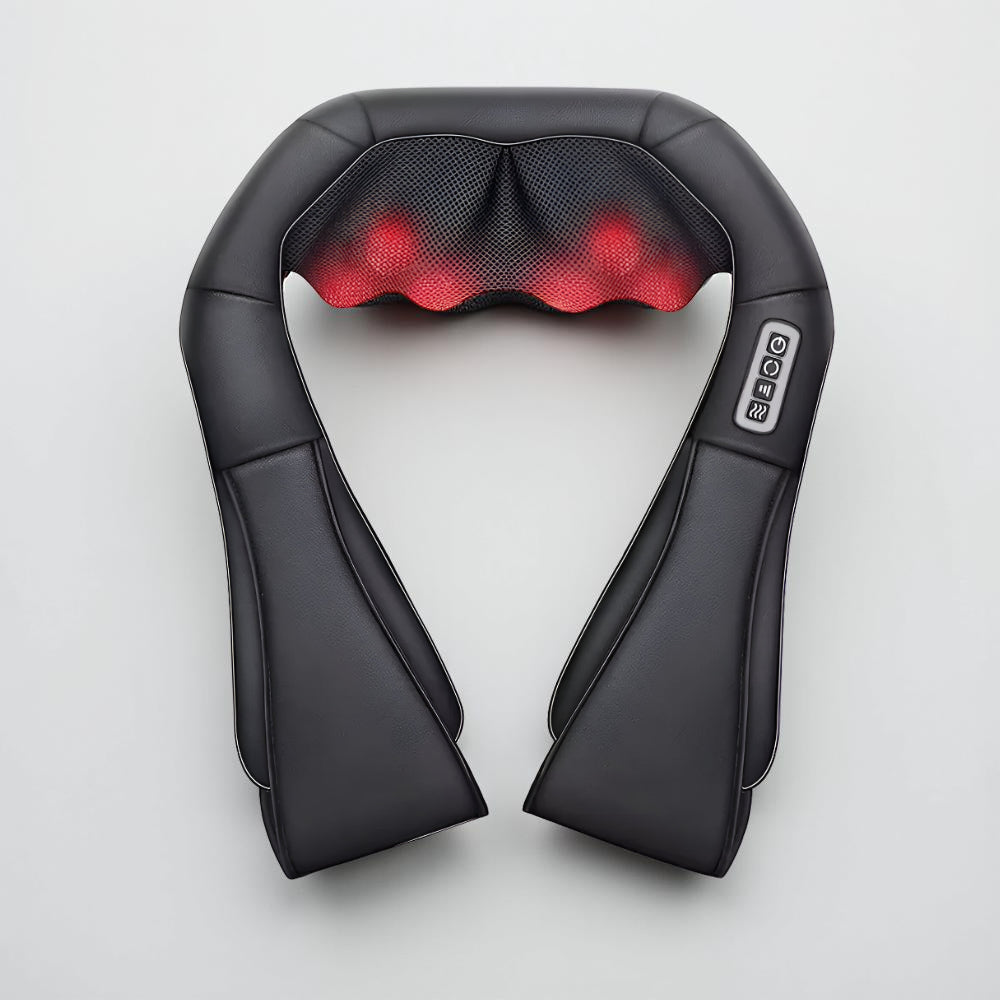 Soothing Shiatsu Neck and Back Massager for Home and Travel