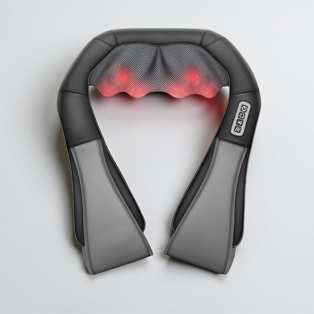 Soothing Shiatsu Neck and Back Massager for Home and Travel