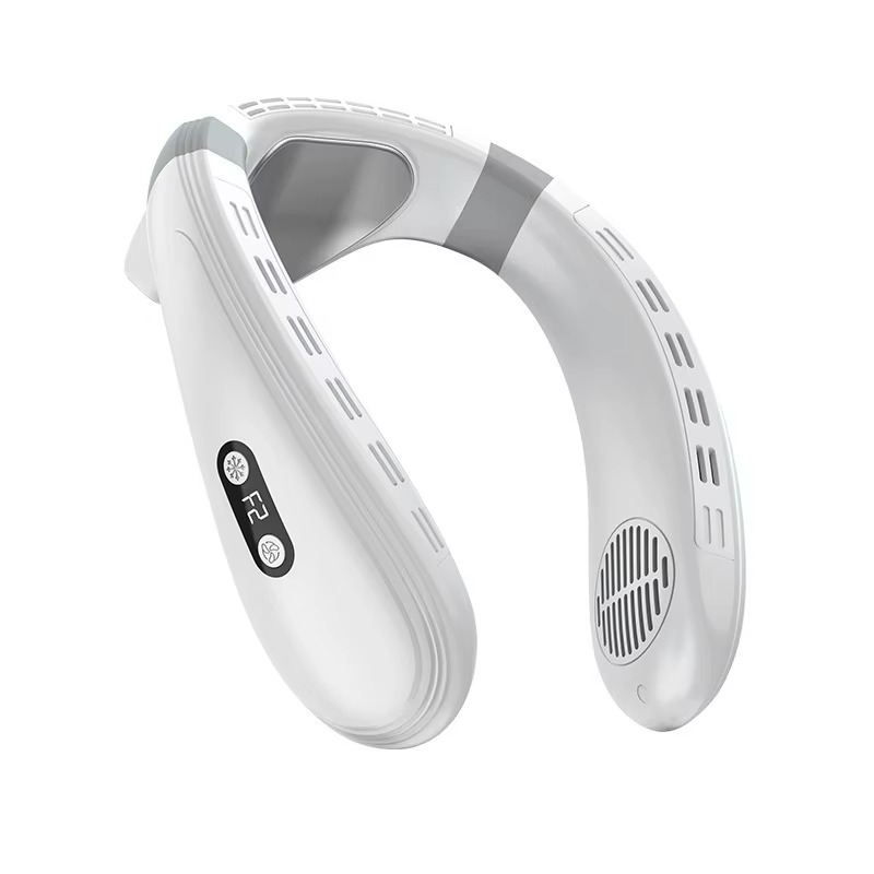 Portable Wearable Cooling Neck Fan with 360° Airflow - USB-C Rechargeable