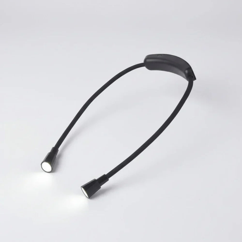 Hands-Free Rechargeable LED Reading Light for Comfort
