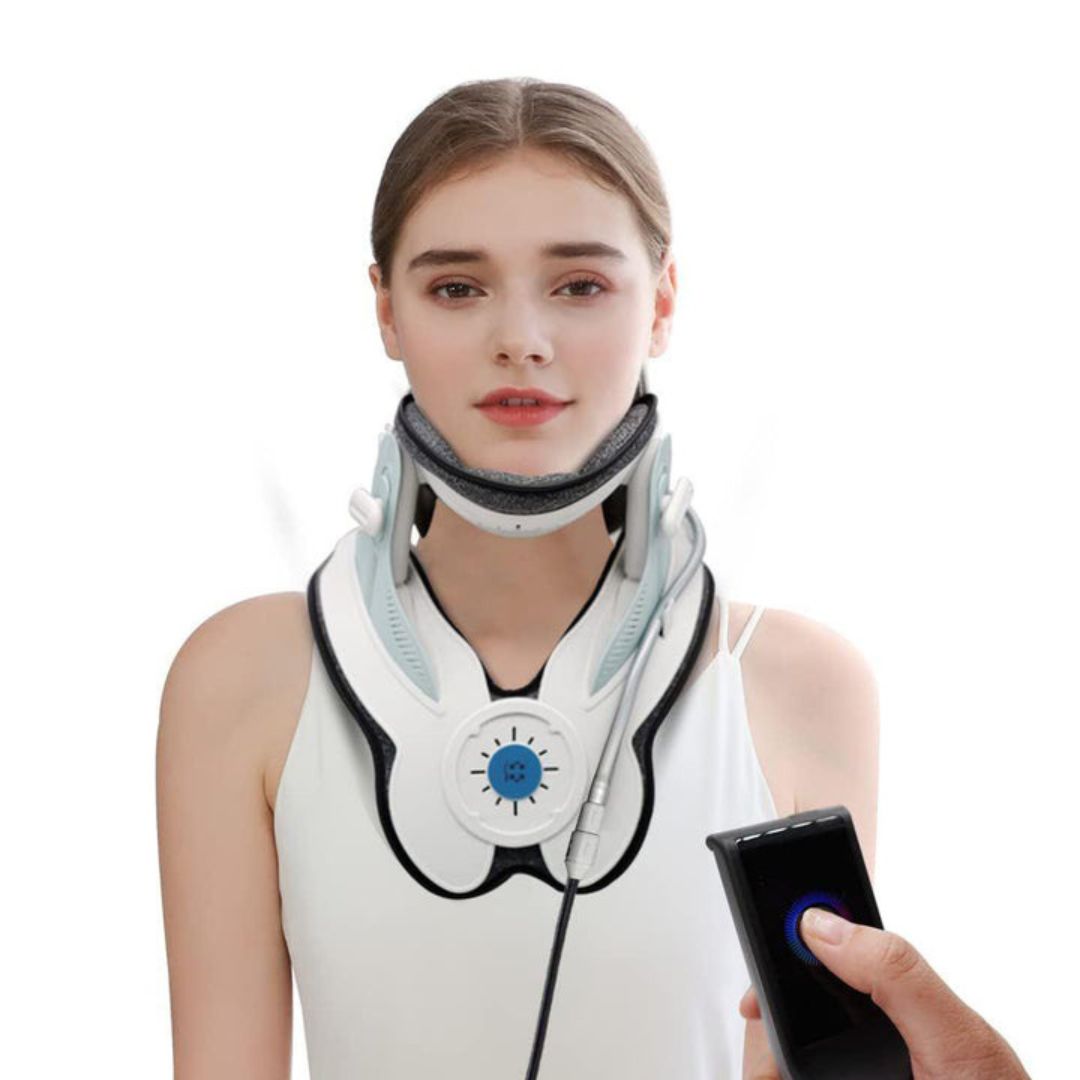 Adjustable Cervical Traction Device for Neck Pain Relief and Posture