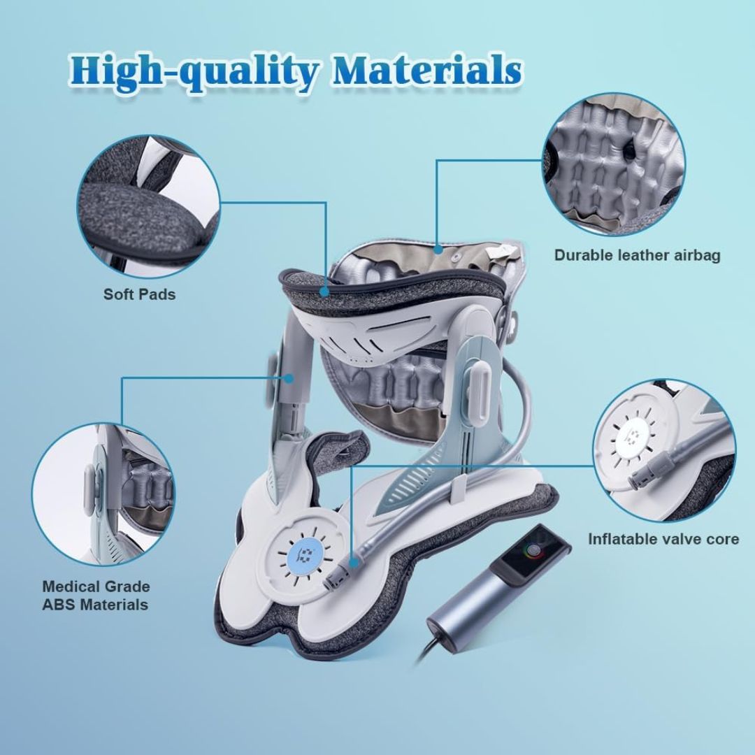 Adjustable Cervical Traction Device for Neck Pain Relief and Posture