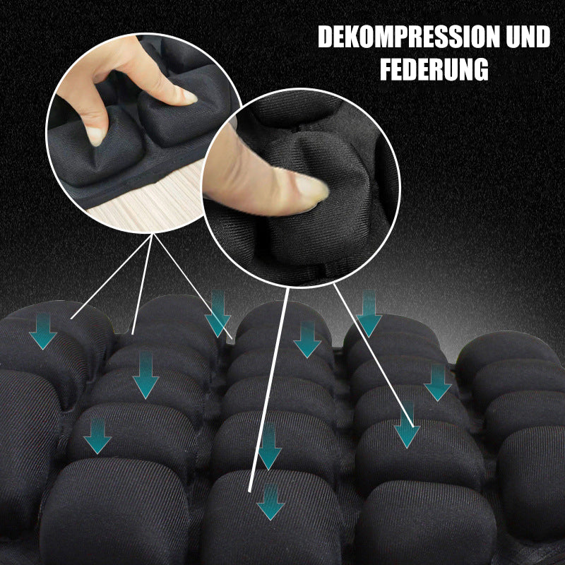 3D Motorcycle Cushion with Air Convection for Comfortable Long Rides