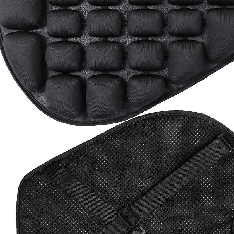 3D Motorcycle Cushion with Air Convection for Comfortable Long Rides