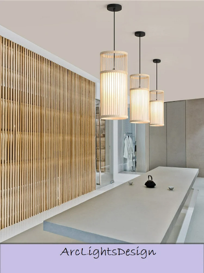 New Model Taavita Pendant Light - Taavita Kitchen Island Lighting - Taavita Bamboo Chandelier